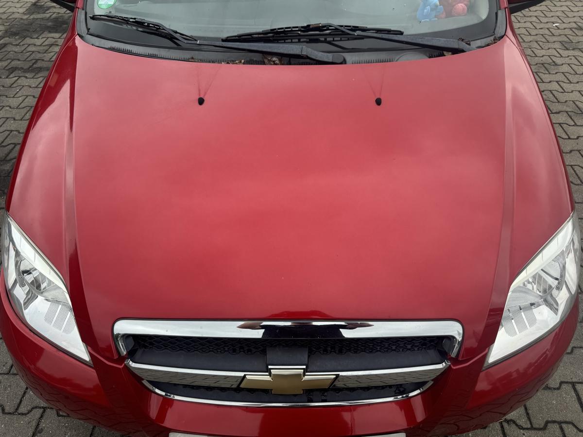 Chevrolet Aveo LT original Motorhaube 06U Flame Red Metallic Bj.2007